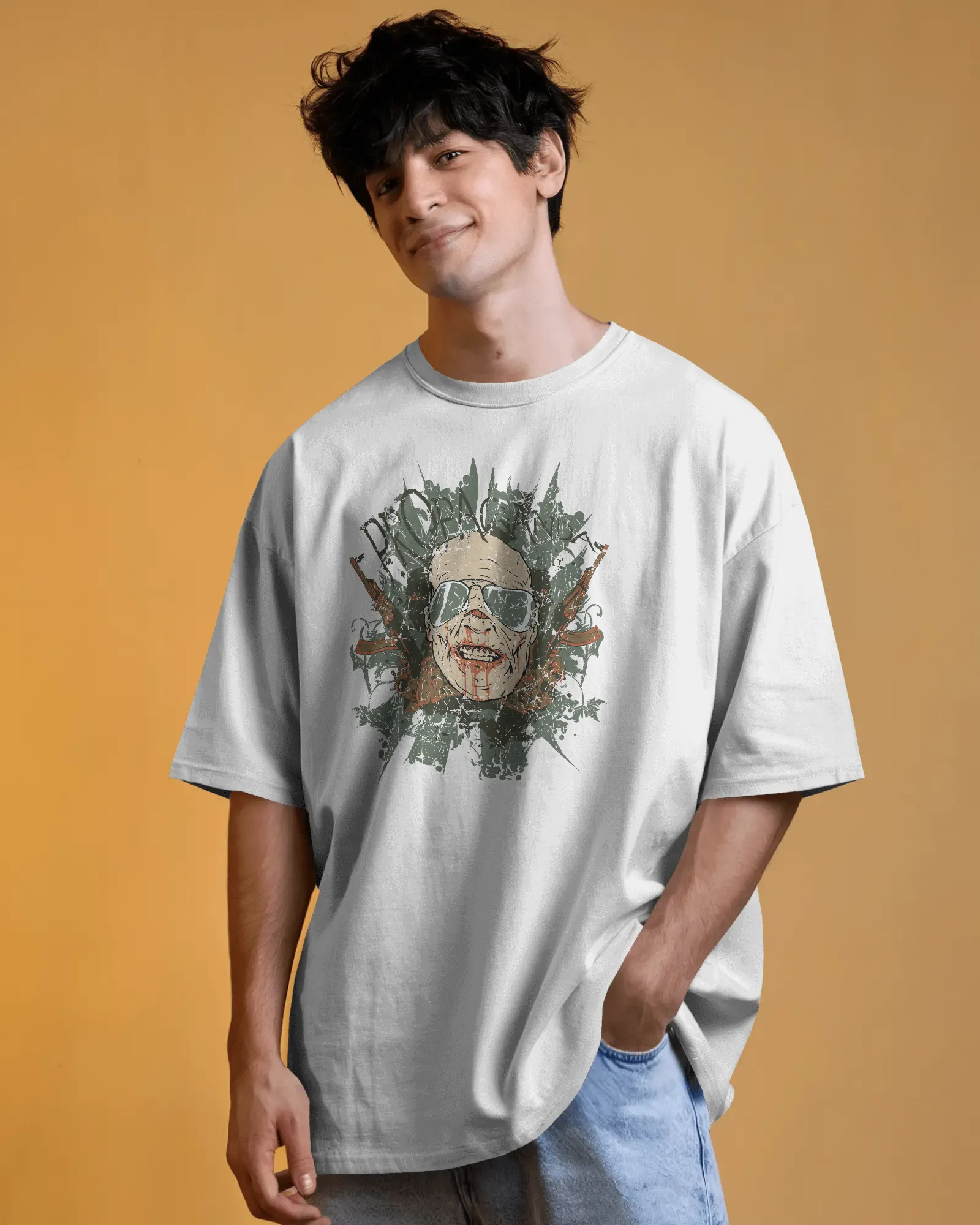 Premium Winged Skull Oversized T-shirt | Limited Edition - alternate view