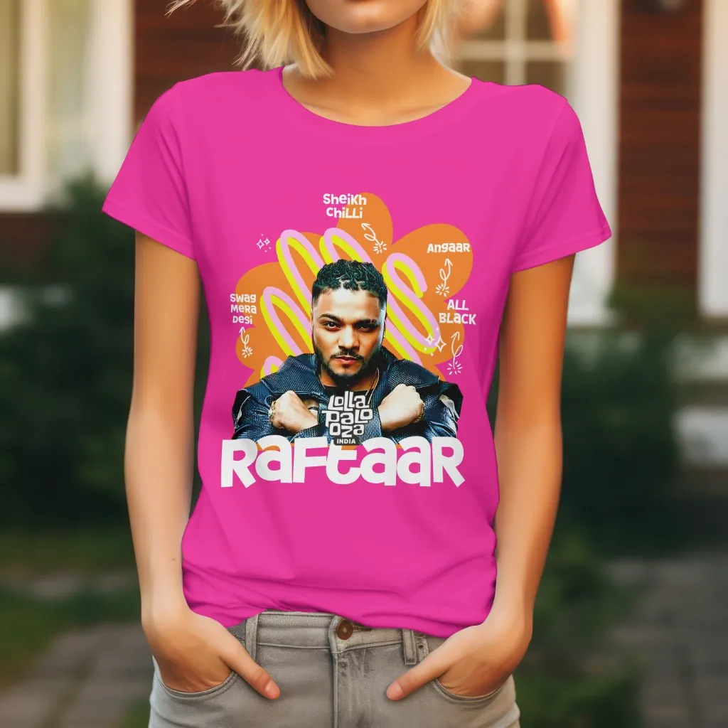 ['Raftaar Premium Oversized T-Shirt – Lollapalooza Concert Edition (Luxury Fabric) by YORD (T-Shirts) - photo 1 of 4', 'Raftaar Premium Oversized T-Shirt – Lollapalooza Concert Edition (Luxury Fabric) by YORD (T-Shirts) - photo 2 of 4', 'Raftaar Premium Oversized T-Shirt – Lollapalooza Concert Edition (Luxury Fabric) by YORD (T-Shirts) - photo 3 of 4', 'Raftaar Premium Oversized T-Shirt – Lollapalooza Concert Edition (Luxury Fabric) by YORD (T-Shirts) - photo 4 of 4']