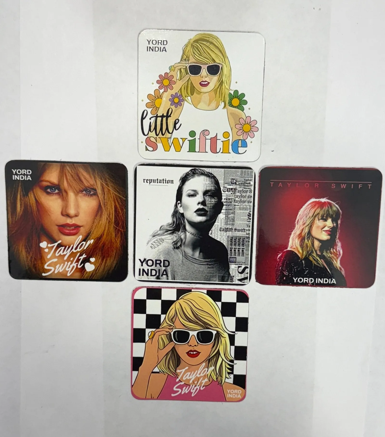Taylor Swift Fridge Magnets Collection - Pack of 5