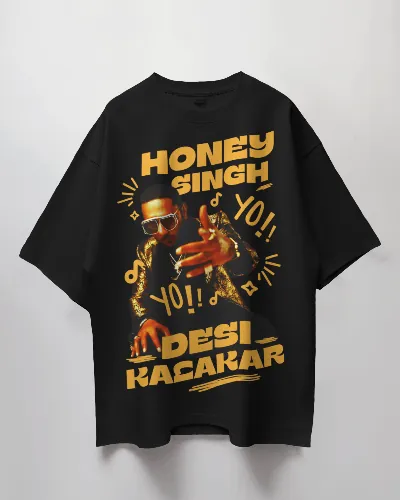 YOYO Honey Singh "Desi Kalakar" Limited Edition Premium Concert T-Shirt With TWO  Fridge Magnets FREE
