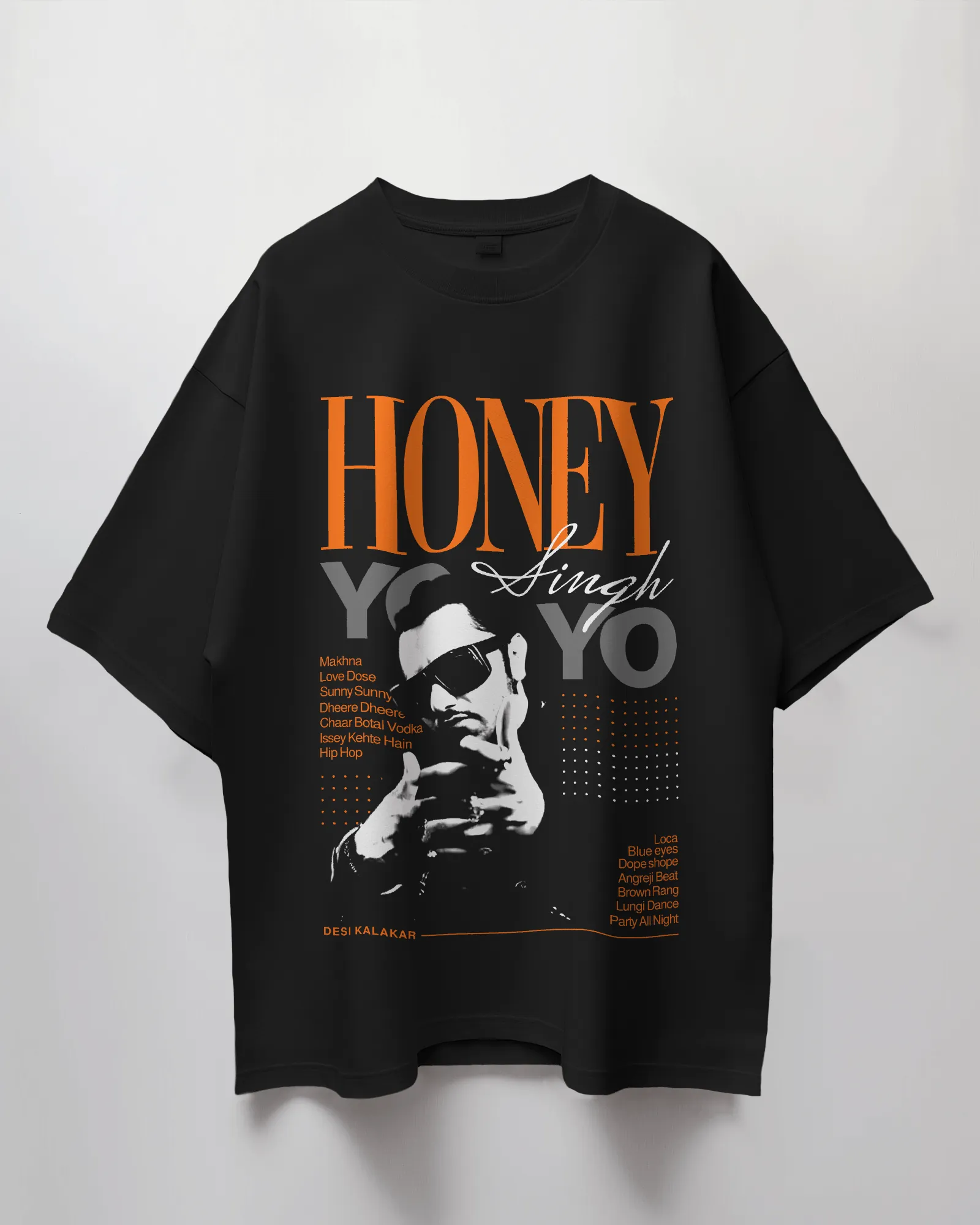 YOYO Premium Desi Kalakar Concert Edition Oversized T-Shirt - Limited Edition Merch With TWO Fridge Magnets FREE!